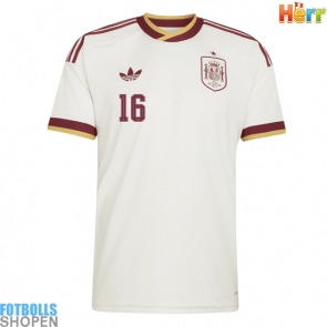 Billiga Spanien Rodri Hernandez #16 Bortatröja VM 2026 Kortärmad